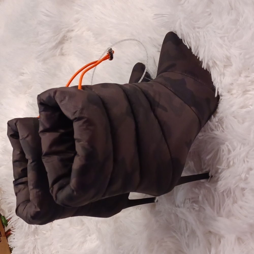 NEW Steve Madden Cloak Green Camo Puffer Drawstring Stilletto High Heeled Boots - Picture 4 of 9